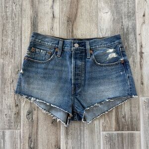 Womens Levi's 501 Mini Jean Shorts Size 27 New Without Tags